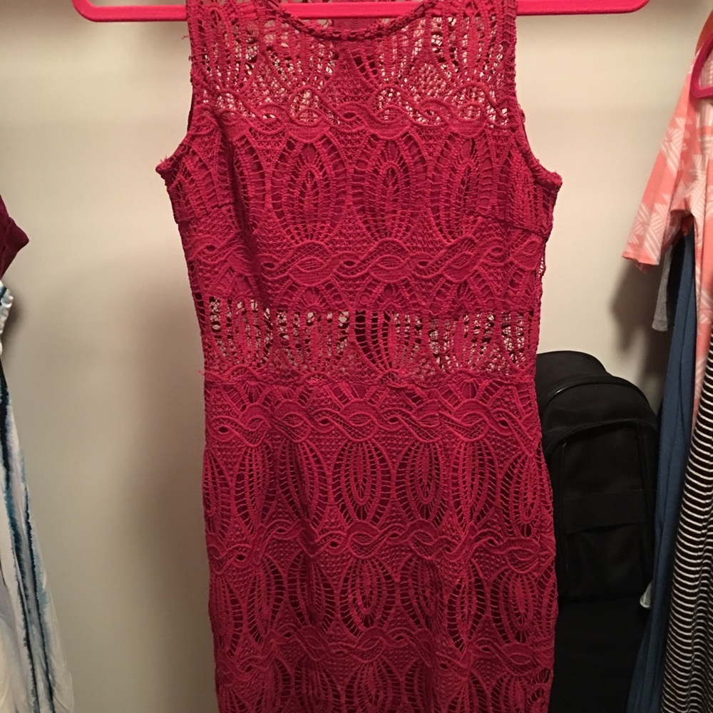 Tank top lace dress